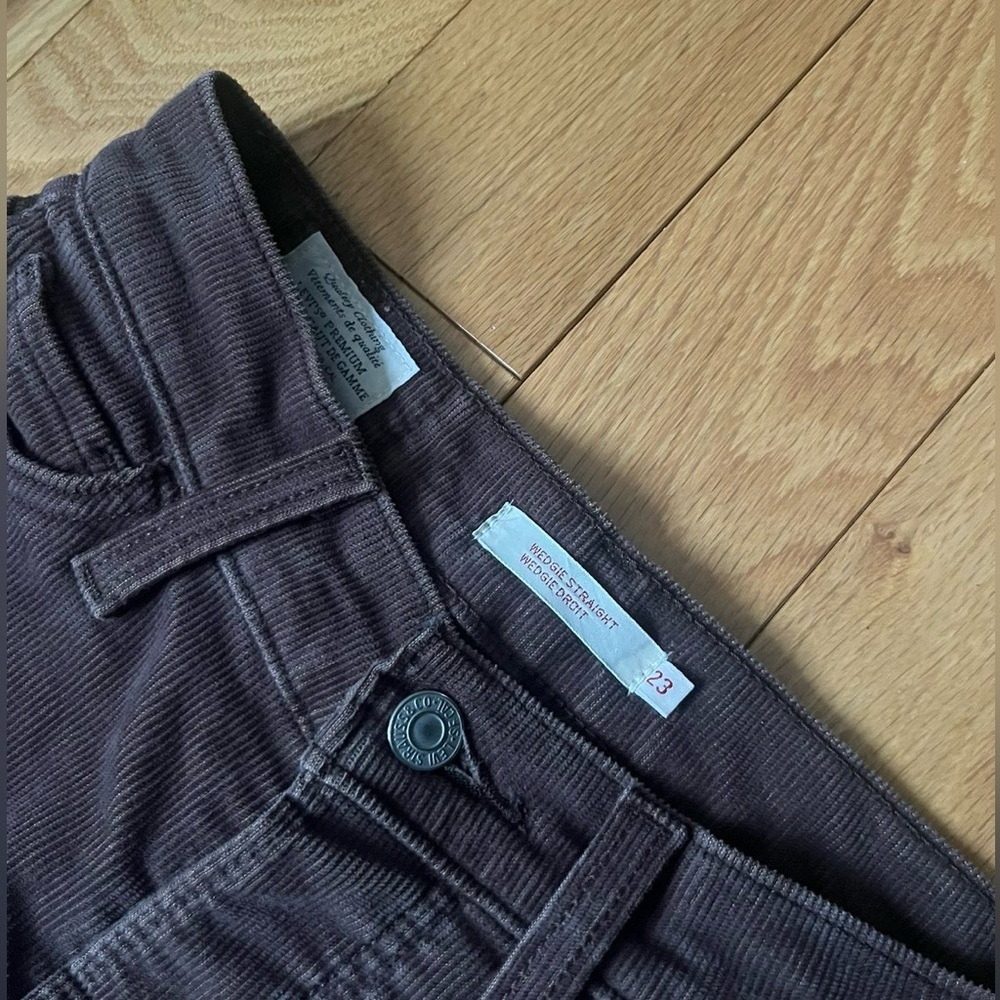 Levi's Dark Brown Corduroy Panta